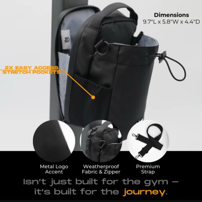 Magnetic Water Bottle Pouch Bag Gym-Specific Water Cup Holder with Strong Magnet for Outdoor Sports Cup Holder Bag