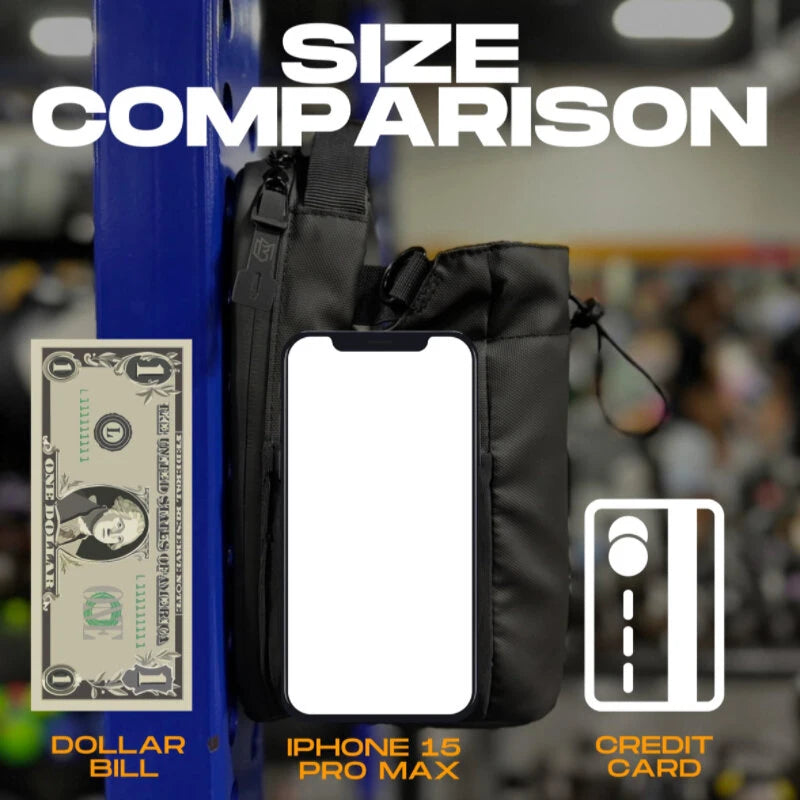 Magnetic Water Bottle Pouch Bag Gym-Specific Water Cup Holder with Strong Magnet for Outdoor Sports Cup Holder Bag